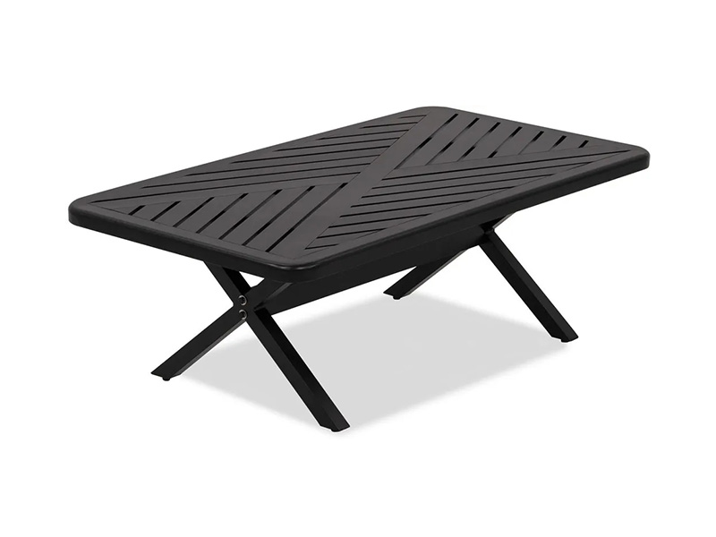 Mesa de centro Solstice de aluminio